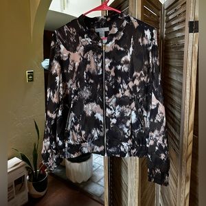H&M patterned zip up jacket. Size US 12